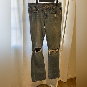 Low rise Abercrombie & Fitch Jeans “destroyed” Size 4Long